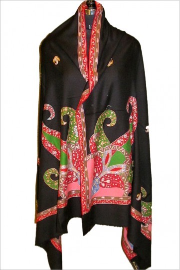 Pashmina Kalamkari Shawl (D)