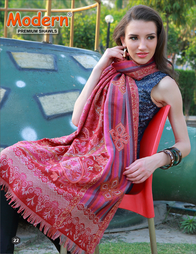 Maroon Pure Silk Shawls