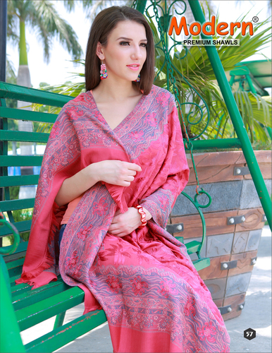Pink Cashmere Wool Shawls