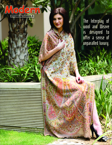 Multicolor Ethnic Shawls