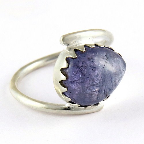 Precious Wholesale Jewelry 925 Tanzanite Silver Ring