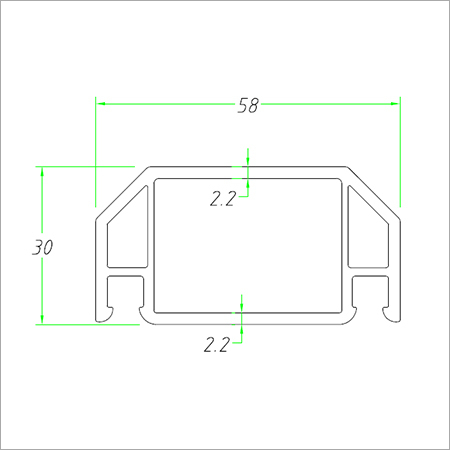 Mesh sash Mullion LS 63
