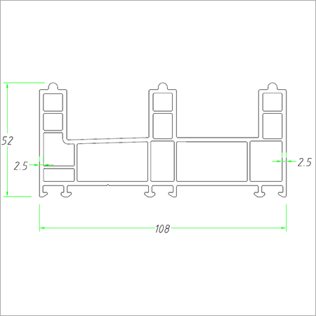 Sliding frame 3 track LS 61