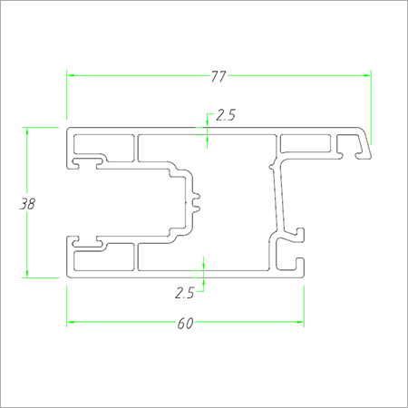 Sliding sash 80- LS 53