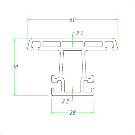 Sliding sash Mullion LS 64