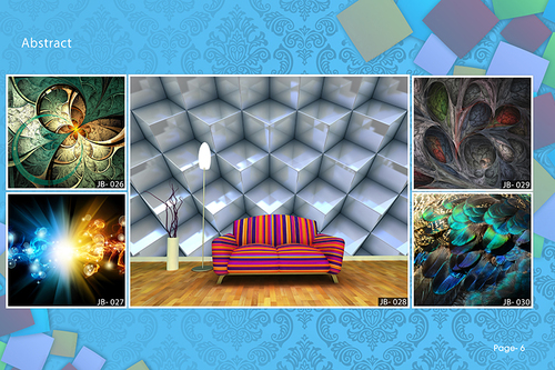 3D Wall Murals - Textile Wallpapers 75 Feet Size 61-70mm Thickness | Eco-Friendly Easy to Apply Alluring Appearance Hassle-Free Cleaning