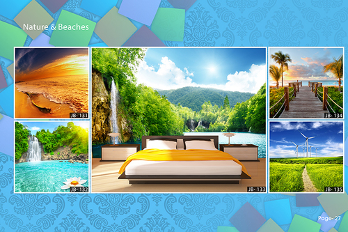 Customised Wallpaper - 55 Millimeter Thickness | Unique Design Options, Durable Material, Easy Application