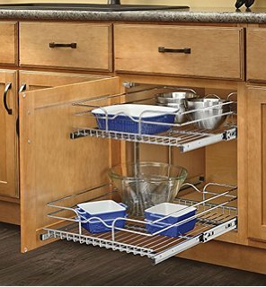 Kitchen Cabinet - Pull Out Basket