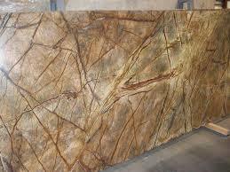 Rainforest Brown Marble Slabs