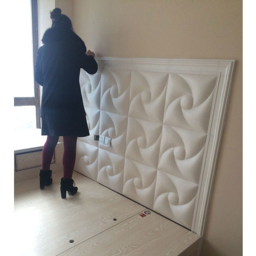 Total 17 Colors 3D Pvc Leather Wall Panel