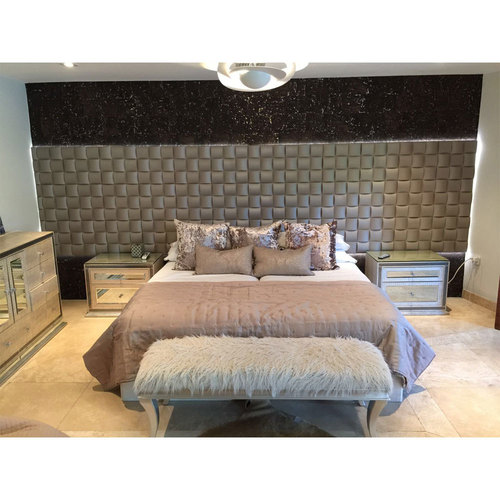 Designer Leather Wall Panel - Faux Leather, 400x400mm, Available in 17 Colors | Eco-Friendly, Acoustic Insulation, Easy Installation, Low Maintenance