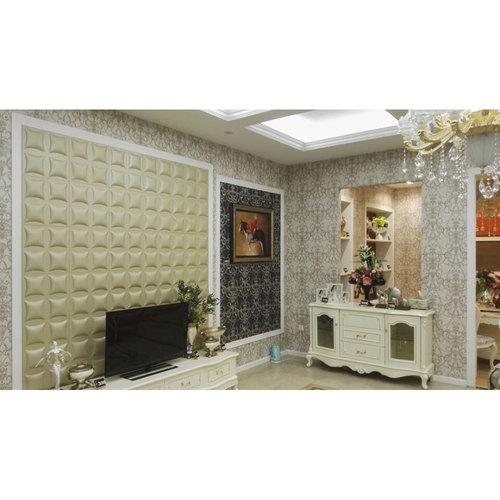 Artificial Leather Tiles - 400x400x26mm, 17 Color Options | Eco-Friendly, Acoustic Insulation, Easy Direct Installation
