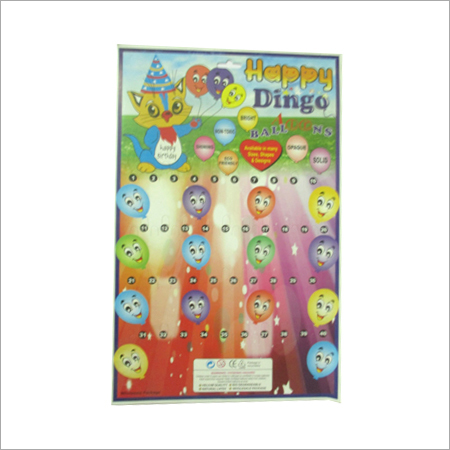 Multicolour Cards For Balloon Packing