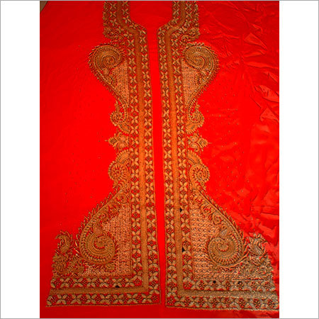 Quick Dry Hand Embroidered Silk Fabric