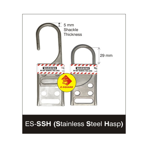 Silver Or Customisable Stainless Steel Lockout Hasp