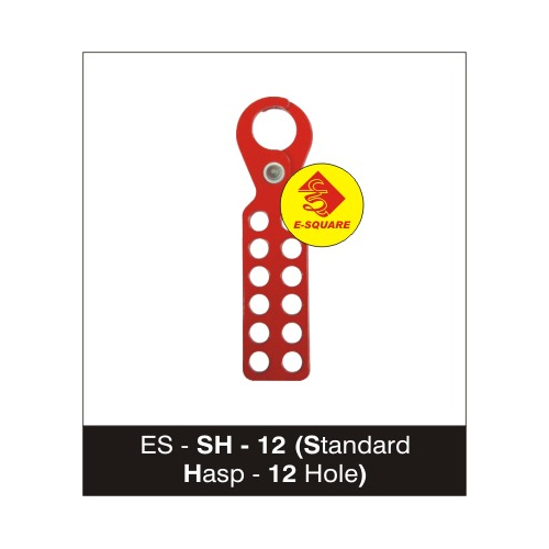 Steel With Pa Coated Body Lockout Standard Hasp - 12 Hole