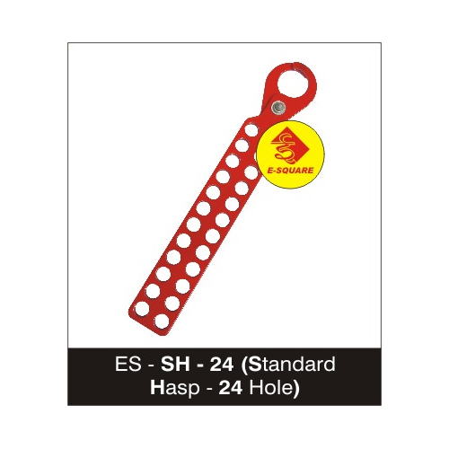Lockout Standard Hasp - 24 Hole Gender: Unisex