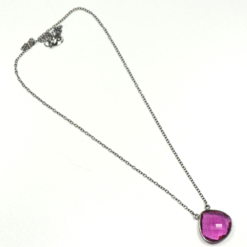 Amethyst  925 Sterling Sliver Necklace Jewelry