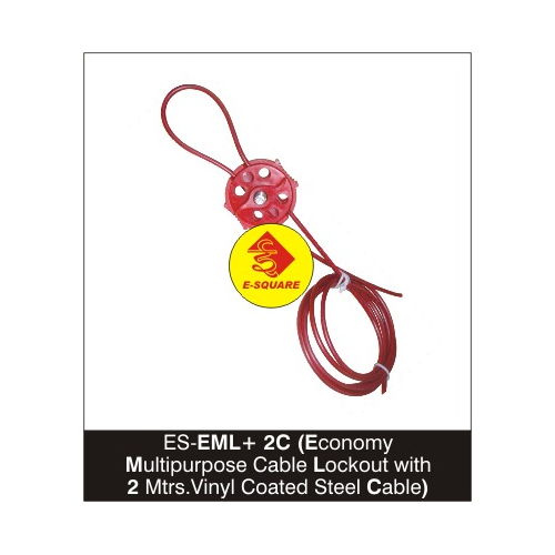 Economy Multi Purpose Cable Lockout with 2 Mtrs.