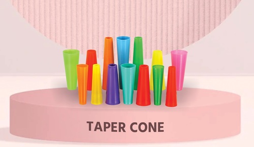 T Cone For Nylon Threads - Color: Red