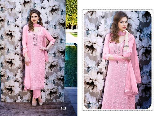 Georgette Embriodary suit