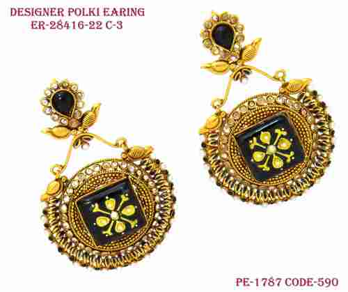 Imitation Polki Earrings