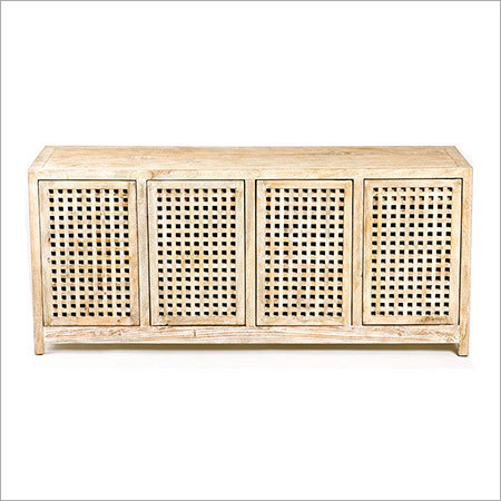 Ivory  4 Door + 4 Drawer Side Board