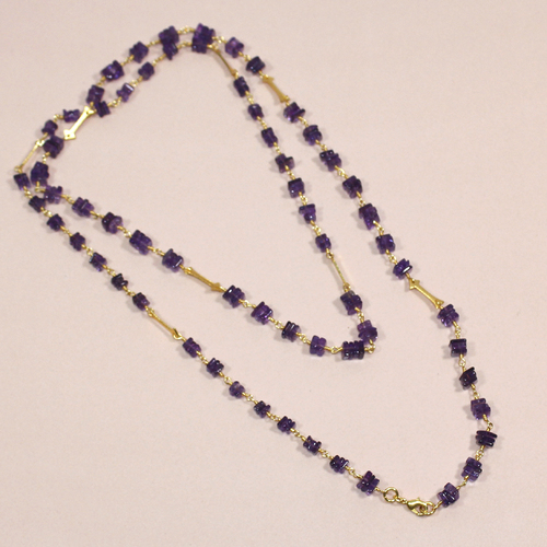 Amethyst 925 Sterling Sliver Necklace Jewelry