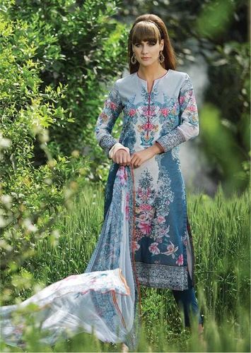 TM Rivera cotton digital print suit