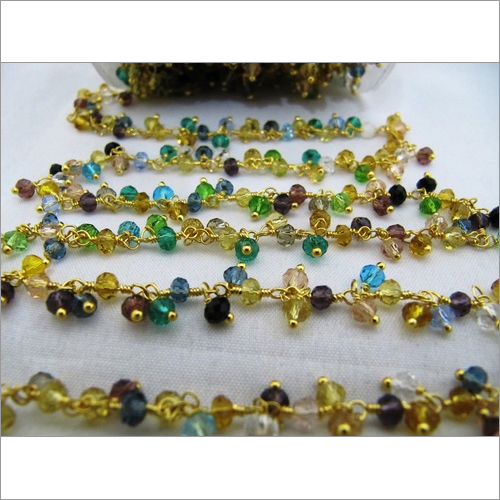 Multi color Cluster Bead Chain