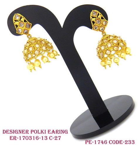 Imitation Polki Earrings