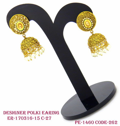 Antique Polki Earring