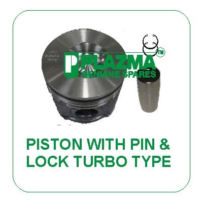 Piston With Pin & Lock Turbo Type Green Tractor
