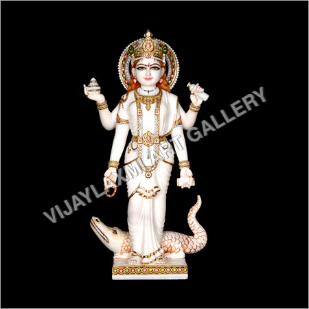 Marble Ganga Maa Statue