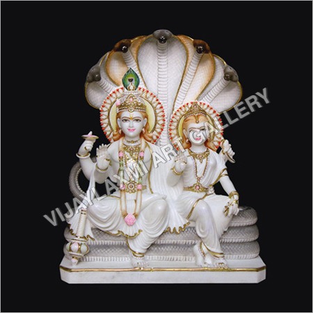 Marble Laxmi Naryan Statue