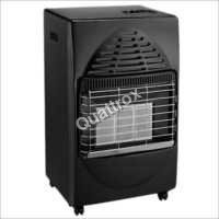 Gas Room Heater - Metal, Portable Design, Matte Black | Energy Efficient, Easy To Regulate Cooling Speed, Long Service Life, Scratch-free Surface