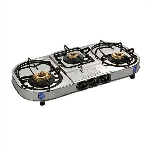 Steel Gas Stove 3 Burner