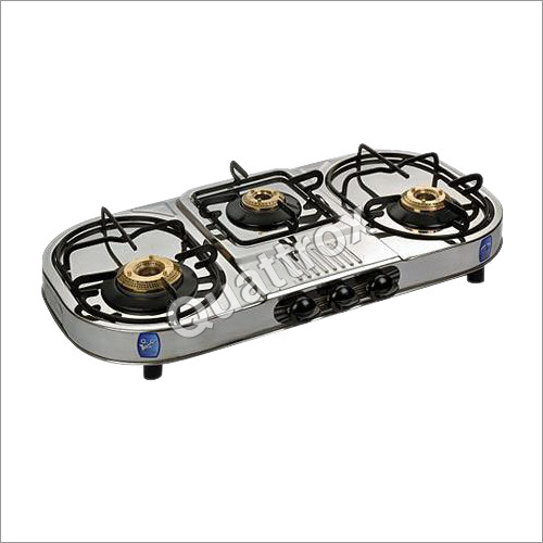 Steel Gas Stove 3 Burner
