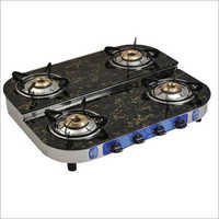 Lpg Glass Top Gas Stove 4 Burner