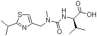 (S)-2-(3-((2-Isopropylthiazol-4-yl)methyl)-3-methylureido)-3-methylbutanoic acid