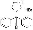 (S)-2,2-Diphenyl-2-(pyrrolidin-3-yl)acetonitrile hydrobromide