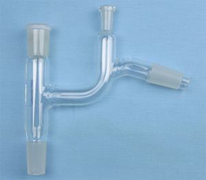 Borosilicate Glass 3.3 Claisen Head Sloping With Two B14 Socket