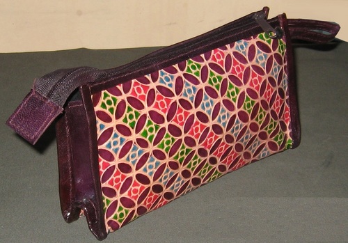 Embossed Leather Pouch