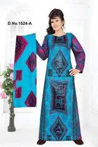 Pink And Sky Blue Fancy Kaftan