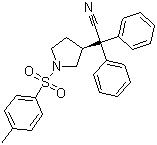 (S)-3-(1-Cyano-1,1-diphenylmethyl)-1-tosylpyrrolidine