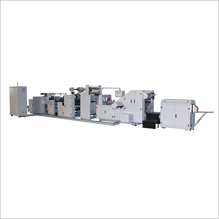 Square Bottom Paper Bag Making Machine With Window