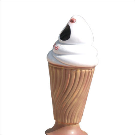 Icecream Shape Dustbin