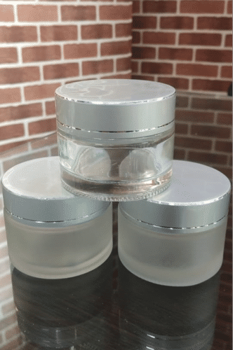 Cosmetic Glass Cream Jar