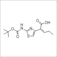 (Z)-2-(2-tert-Butoxycarbonylaminothiazol-4-yl)-2-pentenoic acid