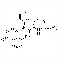 [(1S)-1-[[(2-Fluoro-6-nitrobenzoyl)phenylamino]carbonyl]propyl]carbamic acid 1,1-dimethylethyl ester